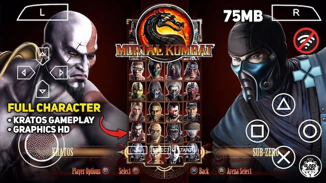 Mortal Kombat X PPSSPP ISO Zip File Download