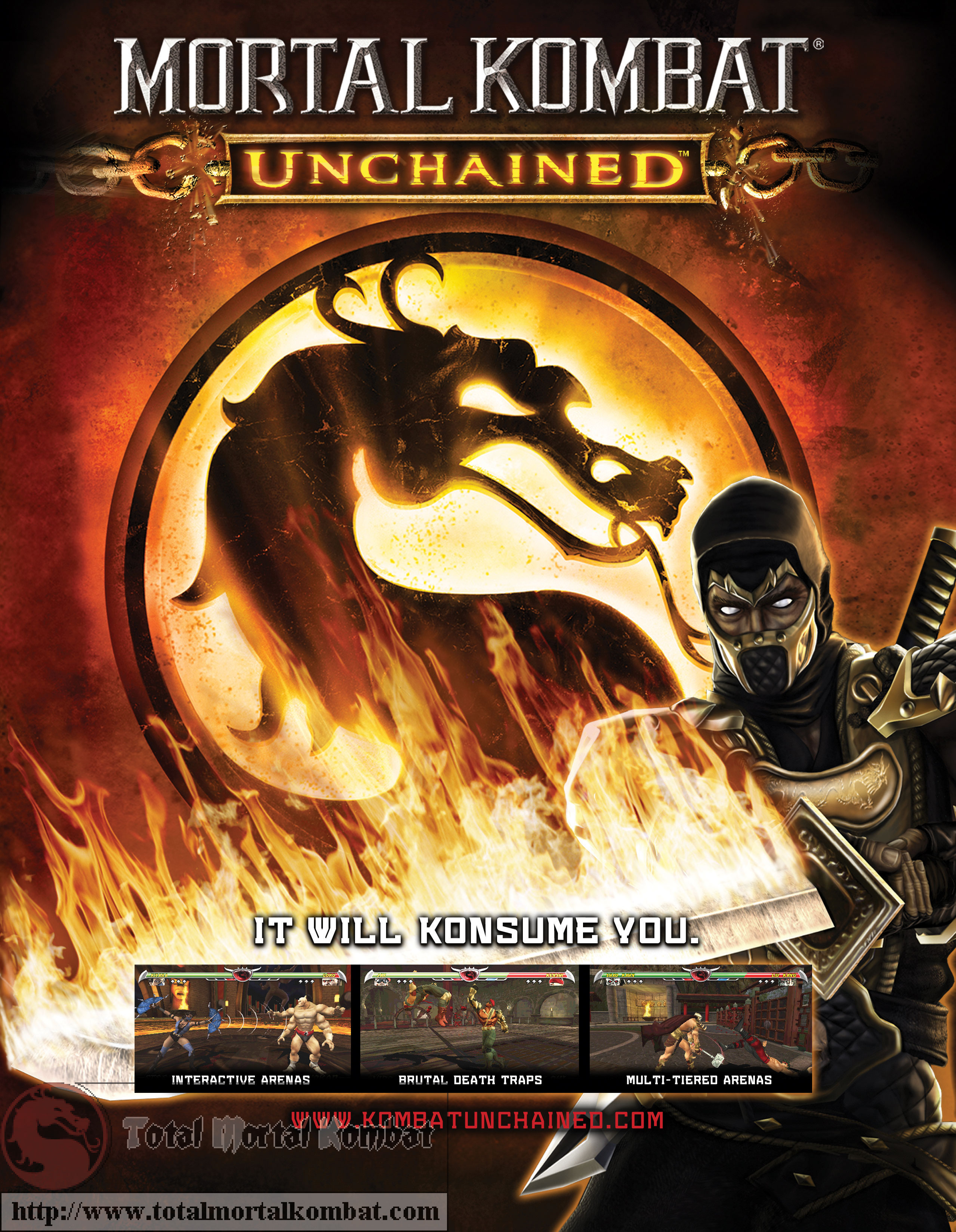 Mortal Kombat Unchained PSP