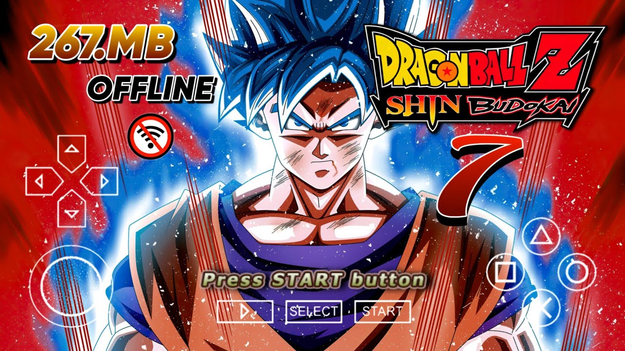 Dragon Ball Z Shin Budokai 7 PPSSPP ISO Zip File Download