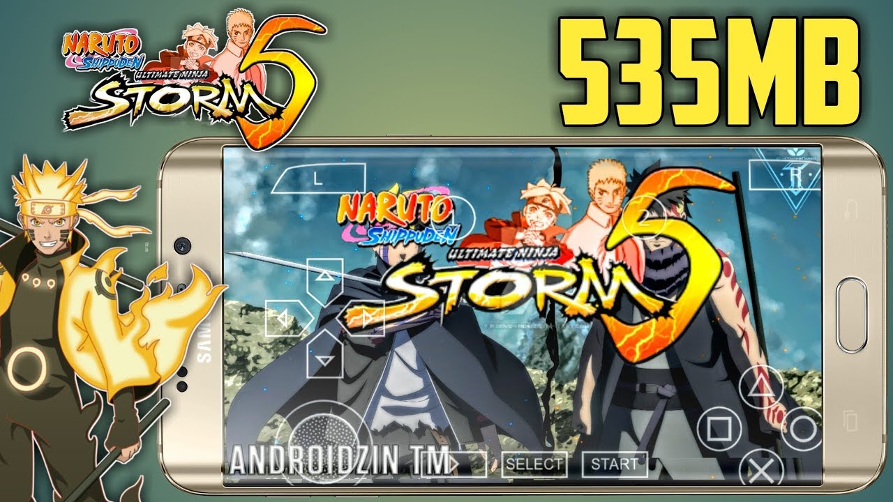 Naruto Ultimate Ninja Storm 5 PPSSPP ISO Zip File Download
