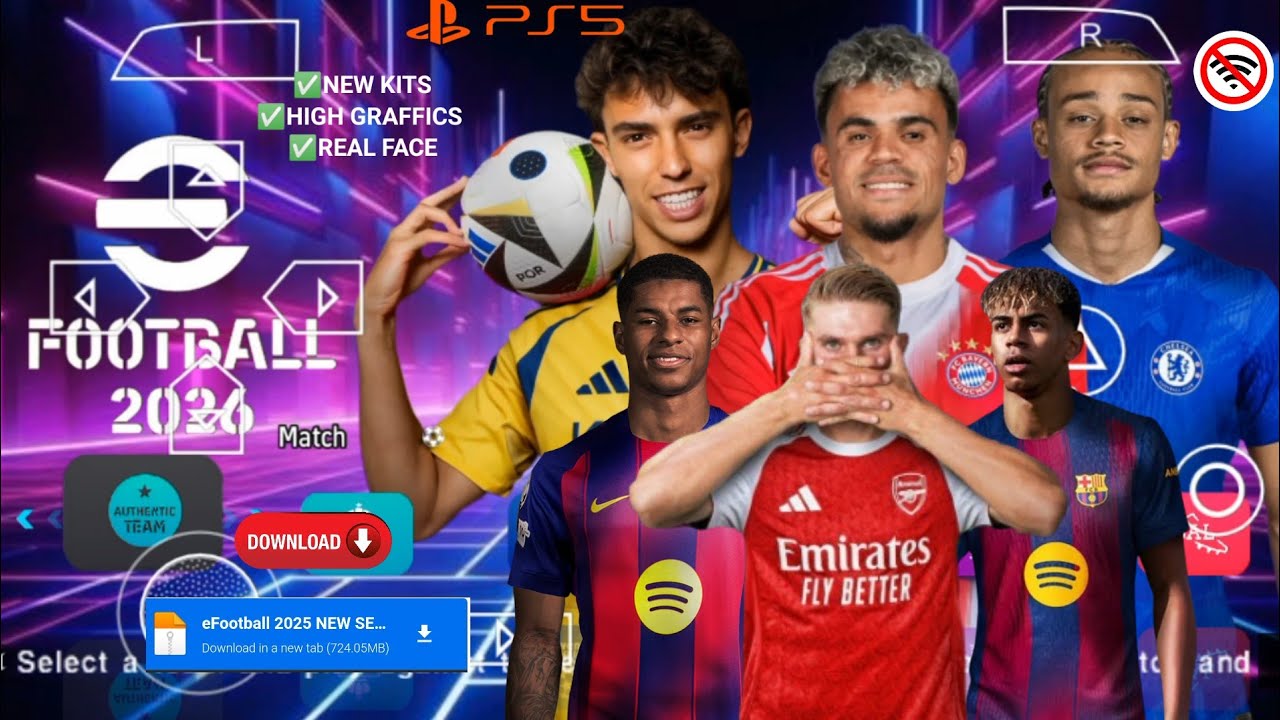 PES 2026 PPSSPP ISO (EFootball PES 26 PSP) Android Download