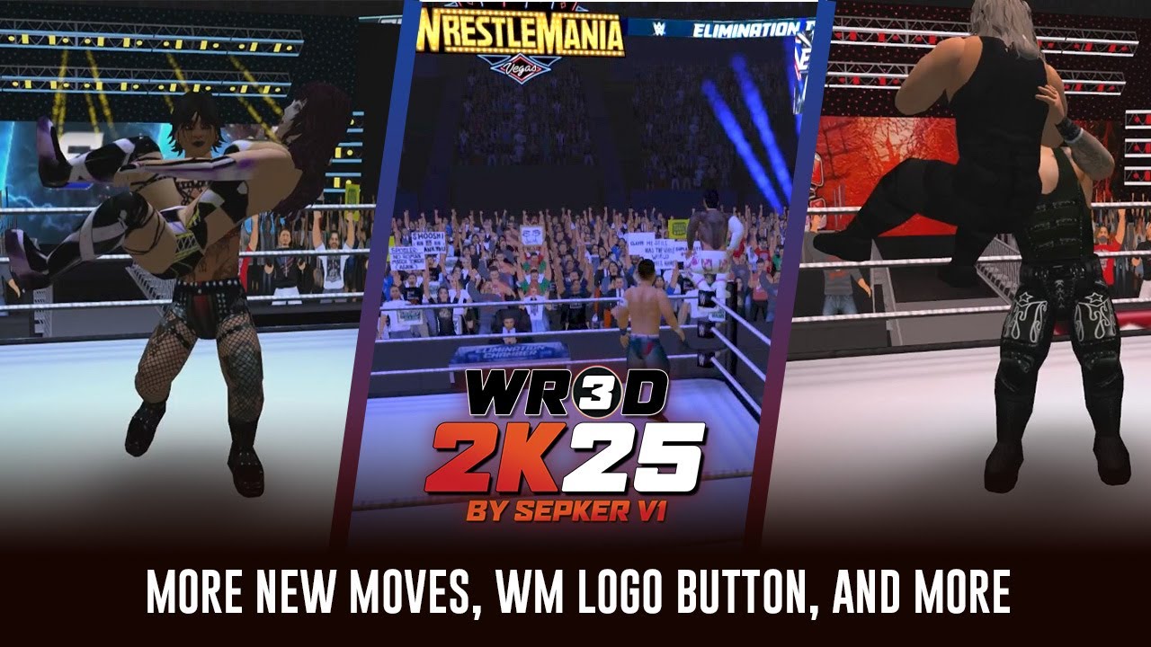 WR3D 2k25 Mod Apk WWE Android Download (Latest)