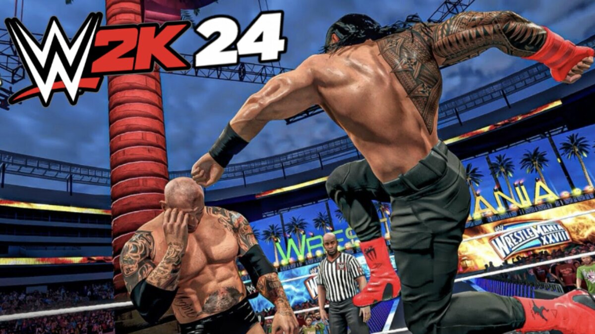 WWE 2K24 PPSSPP ISO Zip File Download